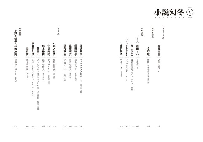 小説幻冬2月号発売 東野圭吾さん読み切り小説 今野敏さん新連載 小説幻冬 編集部より 幻冬舎編集部 幻冬舎plus